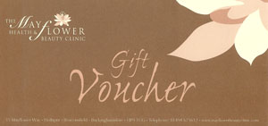 Gift Vouchers from Mayflower Health and Beauty Clinic